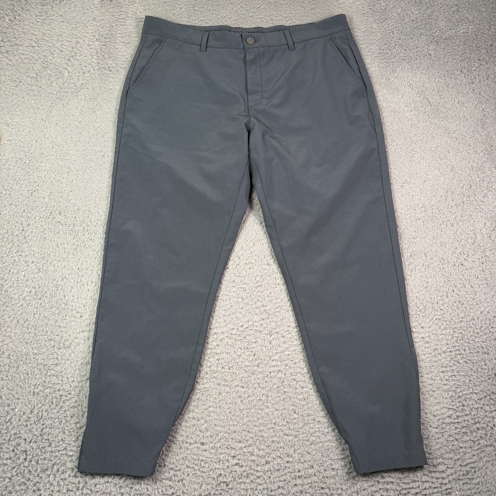 Primo Golf Jogger Pants Mens 36 Short Dark Gray Performance Stretch Ankle Zip